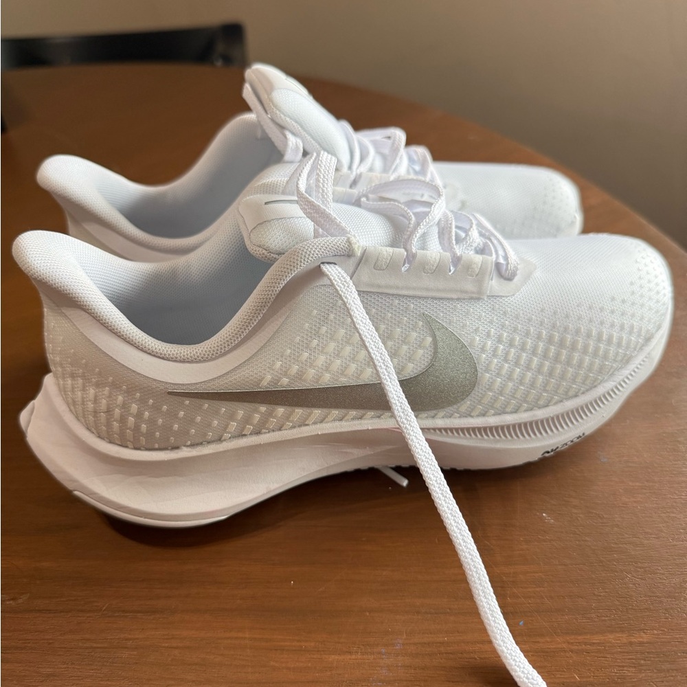 Nike White and Gray Athletic Shoes